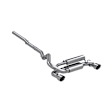 S4203AL Cat-Back Exhaust System, 2.3L, 4Cyl, Made of Aluminized Steel, Armor Lite Series