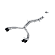 S46073CF Resonator-Back Exhaust System, 3.0L, 6Cyl, Made of Stainless Steel, Armor Pro Series