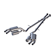 S4704AL Cat-Back Exhaust System, 3.3L, 6Cyl, Made of Aluminized Steel, Armor Lite Series