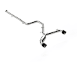 S47073CF Cat-Back Exhaust System, 2.0L, 4Cyl, Made of Stainless Steel, Armor Pro Series