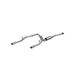 S5016AL Cat-Back Exhaust System, Made of Aluminized Steel, Armor Lite Series