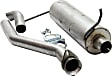 S5052AL Cat-Back Exhaust System, Made of Aluminized Steel, Armor Lite Series