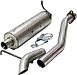 S5052AL Cat-Back Exhaust System, Made of Aluminized Steel, Armor Lite Series