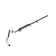 2011 GMC Sierra 1500 - Armor Lite Series, Cat-Back, Exhaust System, 4.8L 8Cyl, Made of Aluminized Steel