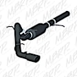 S5080BLK Cat-Back Exhaust System, Made of Aluminized Steel, Armor BLK Series