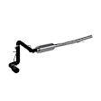 S5087BLK Cat-Back Exhaust System, Made of Aluminized Steel, Armor BLK Series