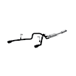 S5215BLK Cat-Back Exhaust System, Made of Aluminized Steel, Armor BLK Series