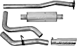 S5226AL Cat-Back Exhaust System, Made of Aluminized Steel, Armor Lite Series