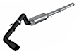S5227BLK Cat-Back Exhaust System, 2.3L, 4Cyl, Made of Aluminized Steel, Armor BLK Series