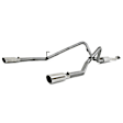 S5240AL Cat-Back Exhaust System, 3.5L, 6Cyl, Made of Aluminized Steel, Armor Lite Series