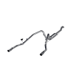 S5240AL Cat-Back Exhaust System, 3.5L, 6Cyl, Made of Aluminized Steel, Armor Lite Series