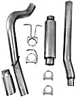 S5246AL Cat-Back Exhaust System, 6.2L, 8Cyl, Made of Aluminized Steel, Armor Lite Series
