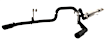 S5258BLK Cat-Back Exhaust System, Made of Aluminized Steel, Armor BLK Series