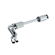 S5262AL Cat-Back Exhaust System, Made of Aluminized Steel, Armor Lite Series