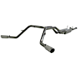 S5306409 Cat-Back Exhaust System, Made of Stainless Steel, Armor Pro Series