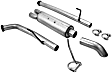 S5318AL Cat-Back Exhaust System, Made of Aluminized Steel, Armor Lite Series