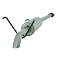 S5322AL Cat-Back Exhaust System, 4.0L, 6Cyl, Made of Aluminized Steel, Armor Lite Series