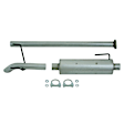 S5322AL Cat-Back Exhaust System, 4.0L, 6Cyl, Made of Aluminized Steel, Armor Lite Series
