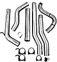 S6150PLM Turbo-Back Exhaust System, 5.9L, 6Cyl, Made of Aluminized Steel, Armor Lite Series
