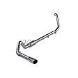 S6200AL Turbo-Back Exhaust System, 7.3L, 8Cyl, Made of Aluminized Steel, Armor Lite Series