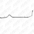 S6200PLM Turbo-Back Exhaust System, 7.3L, 8Cyl, Made of Aluminized Steel, Armor Lite Series