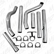S6200PLM Turbo-Back Exhaust System, 7.3L, 8Cyl, Made of Aluminized Steel, Armor Lite Series