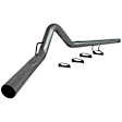 S6242P DPF-Back Exhaust System, 6.4L, 8Cyl, Made of Aluminized Steel, Armor Lite Series