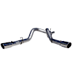 S6244AL DPF-Back Exhaust System, 6.4L, 8Cyl, Made of Aluminized Steel, Armor Lite Series