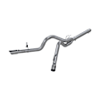 S6244AL DPF-Back Exhaust System, 6.4L, 8Cyl, Made of Aluminized Steel, Armor Lite Series