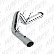 S62930AL Installer Exhaust System, 5 in., DPF-Back, Aluminized Steel, Rear (Passenger Side), 6 in. Polished Tip