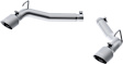S7019AL Axle-Back Exhaust System, 6.2L, 8Cyl, Made of Aluminized Steel, Armor Lite Series