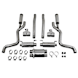 S7110304 Cat-Back Exhaust System, 6.1L, 8Cyl, Made of Stainless Steel, Armor Pro Series