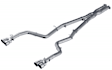 S7116AL Cat-Back Exhaust System, 5.7L, 8Cyl, Made of Aluminized Steel, Armor Lite Series