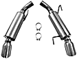 S7200AL Axle-Back Exhaust System, Made of Aluminized Steel, Armor Lite Series