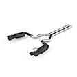 S7205BLK Cat-Back Exhaust System, 5.0L, 8Cyl, Made of Aluminized Steel, Armor BLK Series