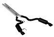S7239BLK Cat-Back Exhaust System, 5.0L, 8Cyl, Made of Aluminized Steel, Armor BLK Series