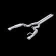 S7253AL Cat-Back Exhaust System, 5.0L, 8Cyl, Made of Aluminized Steel, Armor Lite Series
