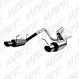 S7258BLK Cat-Back Exhaust System, 5.0L, 8Cyl, Made of Aluminized Steel, Armor BLK Series