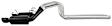S7258BLK Cat-Back Exhaust System, 5.0L, 8Cyl, Made of Aluminized Steel, Armor BLK Series