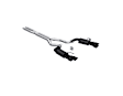 S7280BLK Cat-Back Exhaust System, 5.0L, 8Cyl, Made of Aluminized Steel, Armor BLK Series