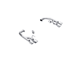 S7281304 Axle-Back Exhaust System, 5.0L, 8Cyl, Made of Stainless Steel, Armor Pro Series