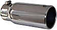T5050 Pro Series Exhaust Tip - Polished, Stainless Steel, Single, Universal, Sold Individually