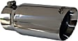 T5053 Pro Series Exhaust Tip - Polished, Stainless Steel, Single, Universal, Sold Individually