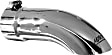 T5080 Pro Series Exhaust Tip - Polished, Stainless Steel, Single, Universal, Sold Individually