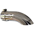 T5080 Pro Series Exhaust Tip - Polished, Stainless Steel, Single, Universal, Sold Individually