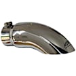 T5086 Pro Series Exhaust Tip - Polished, Stainless Steel, Single, Universal, Sold Individually