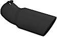 T5154BLK Black Series Exhaust Tip - Black, Stainless Steel, Single, Direct Fit, Sold Individually