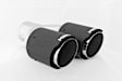 T5171CF Exhaust Tip - Carbon Fiber, Carbon Fiber, Dual, Universal, Sold Individually