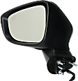 Driver Side Mirror, Power Adjust, Manual Folding, Non-Heated, Paintable, In-housing Signal Light, No Memory, No Puddle Light, No Auto-Dimming, With Blind Spot Detection in Glass