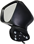 Driver Side Mirror, Power Adjust, Manual Folding, Non-Heated, Paintable, In-housing Signal Light, No Memory, No Puddle Light, No Auto-Dimming, With Blind Spot Detection in Glass
